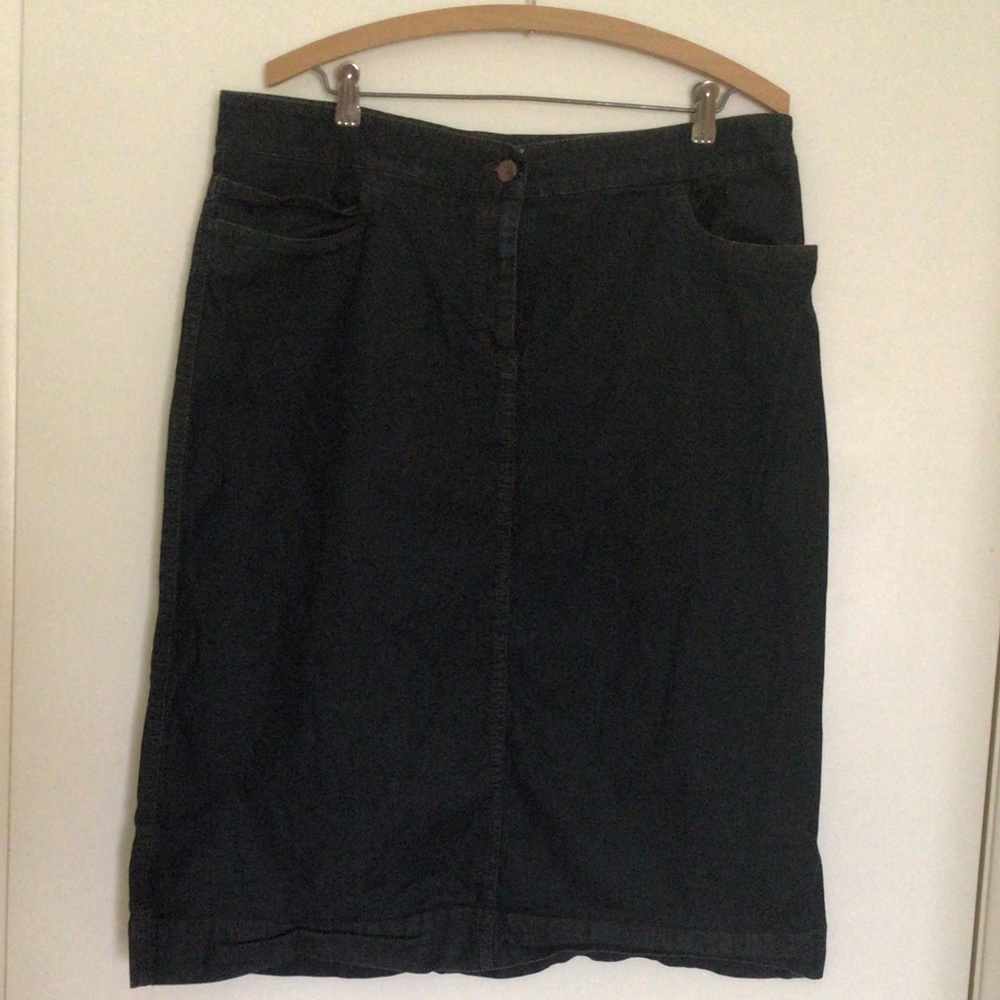 Eileen Fisher Denim Skirt Size Large